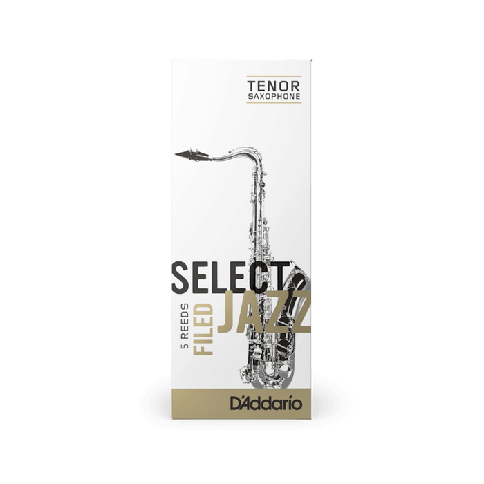 D'Addario Woodwinds RSF05TSX Select Filed Jazz Tenor Sax Reed 5-Pack - New,3S
