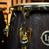 LP 11 and 3/4-Inch Matador Conga, Siam Oak - Black with Gold Hardware - CHUCKSCLUSIVE
