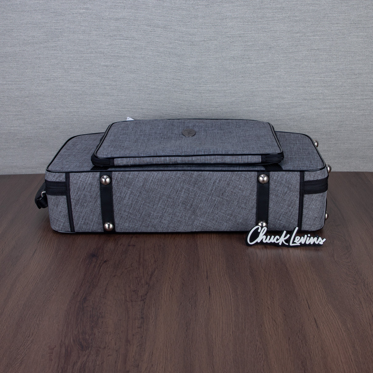 Marcus Bonna Double Case for Alto and Soprano Sax with Curved Detachable Neck - Cationic Gray