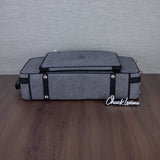 Marcus Bonna Double Case for Alto and Soprano Sax with Curved Detachable Neck - Cationic Gray