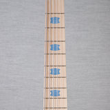 Spector Euro 6 LT Poplar Burl Over Ash 6-String Electric Bass Guitar - Faded Light Blue Gloss - CHUCKSCLUSIVE - #]C121NB23306