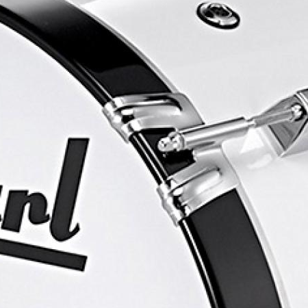 Pearl Competitor Series 28x14-Inch Marching Bass Drum - Pure White