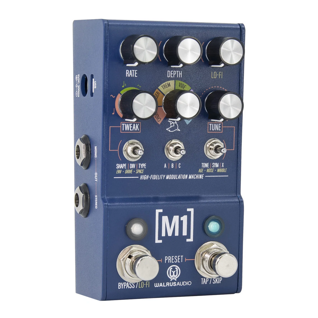 Walrus Audio M1 MAKO Series High Fidelity Modulation Machine