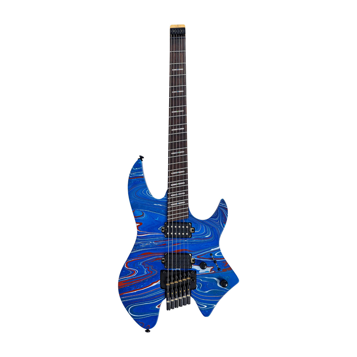 Sire Larry Carlton X6 Headless Electric Guitar - Blue Swirl