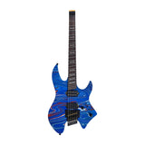 Sire Larry Carlton X6 Headless Electric Guitar - Blue Swirl