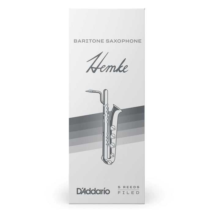 D'Addario RHKP5BSX Frederick L. Hemke Filed Baritone Sax Reed 5-Pack - New,2.5