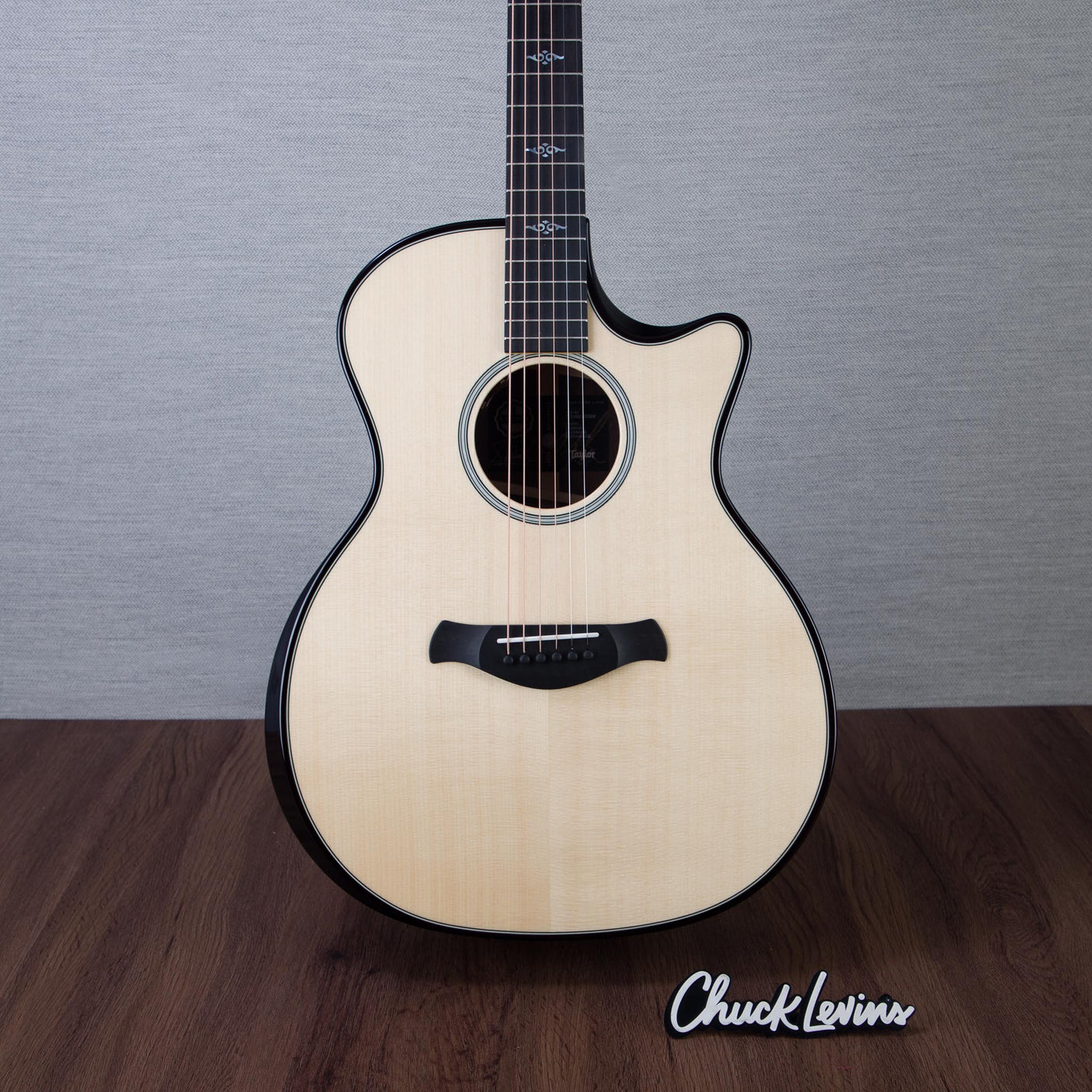 Taylor Custom Shop Gold Label Grand Auditorium Figured Rosewood/ Lutz Spruc Acoustic Electric Guitar - CHUCKSCLUSIVE - #1204216099