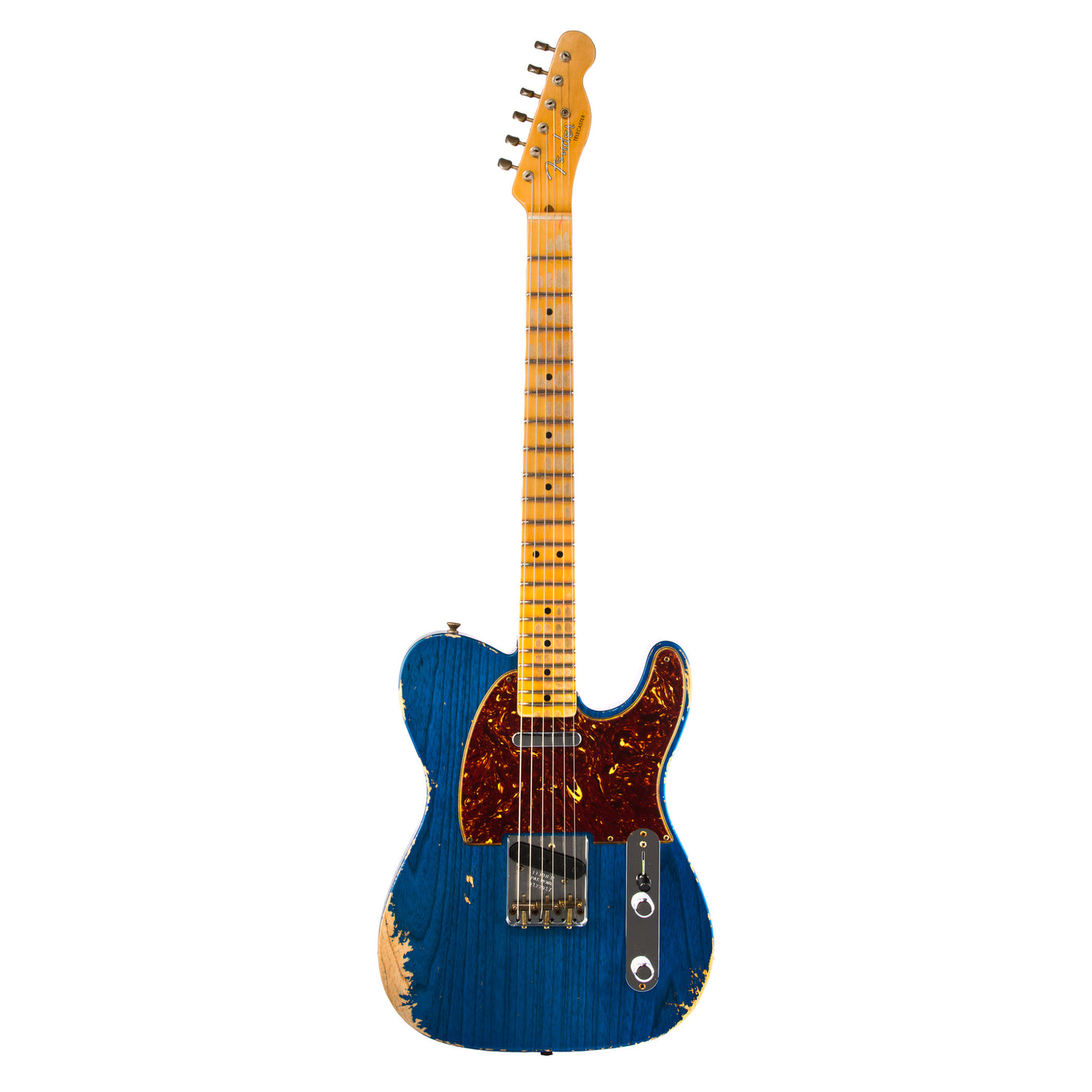 Fender Custom Shop 1952 Telecaster Heavy Relic - Sapphire Blue Transparent - CHUCKSCLUSIVE - #R122917