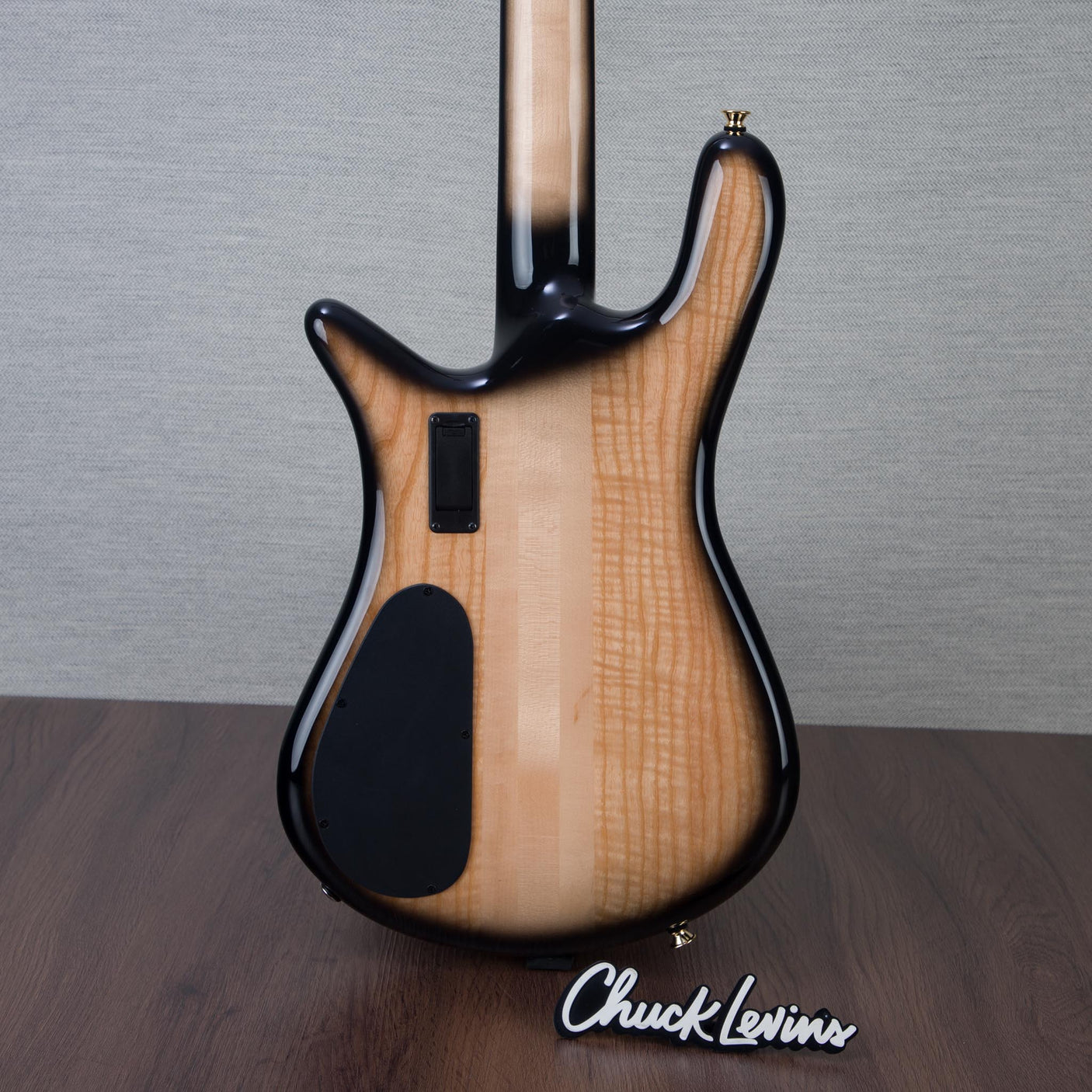 Spector Euro 4 Electric Bass Guitar - Natural Black Burst Gloss - CHUCKSCLUSIVE - #NB22936