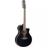 Yamaha APX700II-12 12-String Thinline Acoustic Electric Guitar - Black