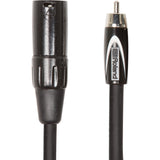 Roland RCC-5-RCXM Black Series XLR Male to RCA Interconnect Cable – 5-Foot