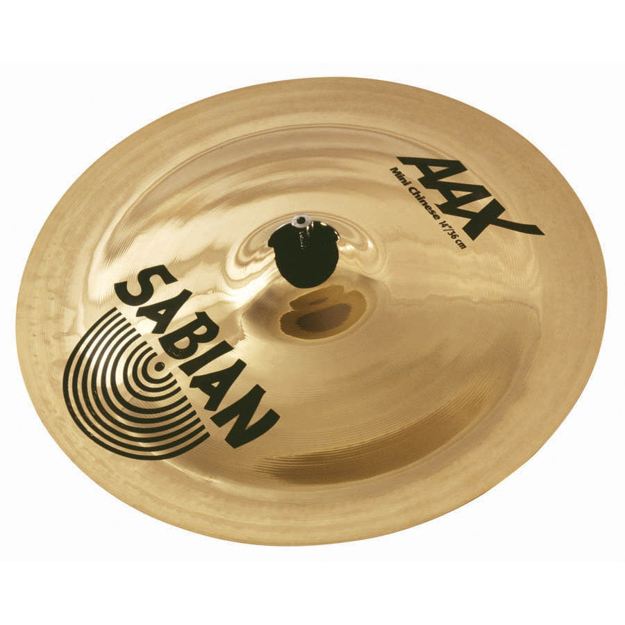 Sabian 14-Inch AAX Mini Chinese Cymbal - Brilliant Finish