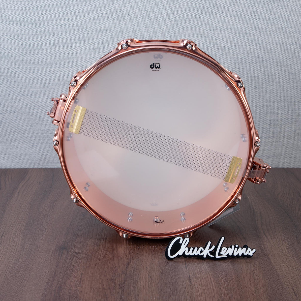 DW 5.5 x 14-Inch Collector's Copper Snare Drum - Copper Hardware