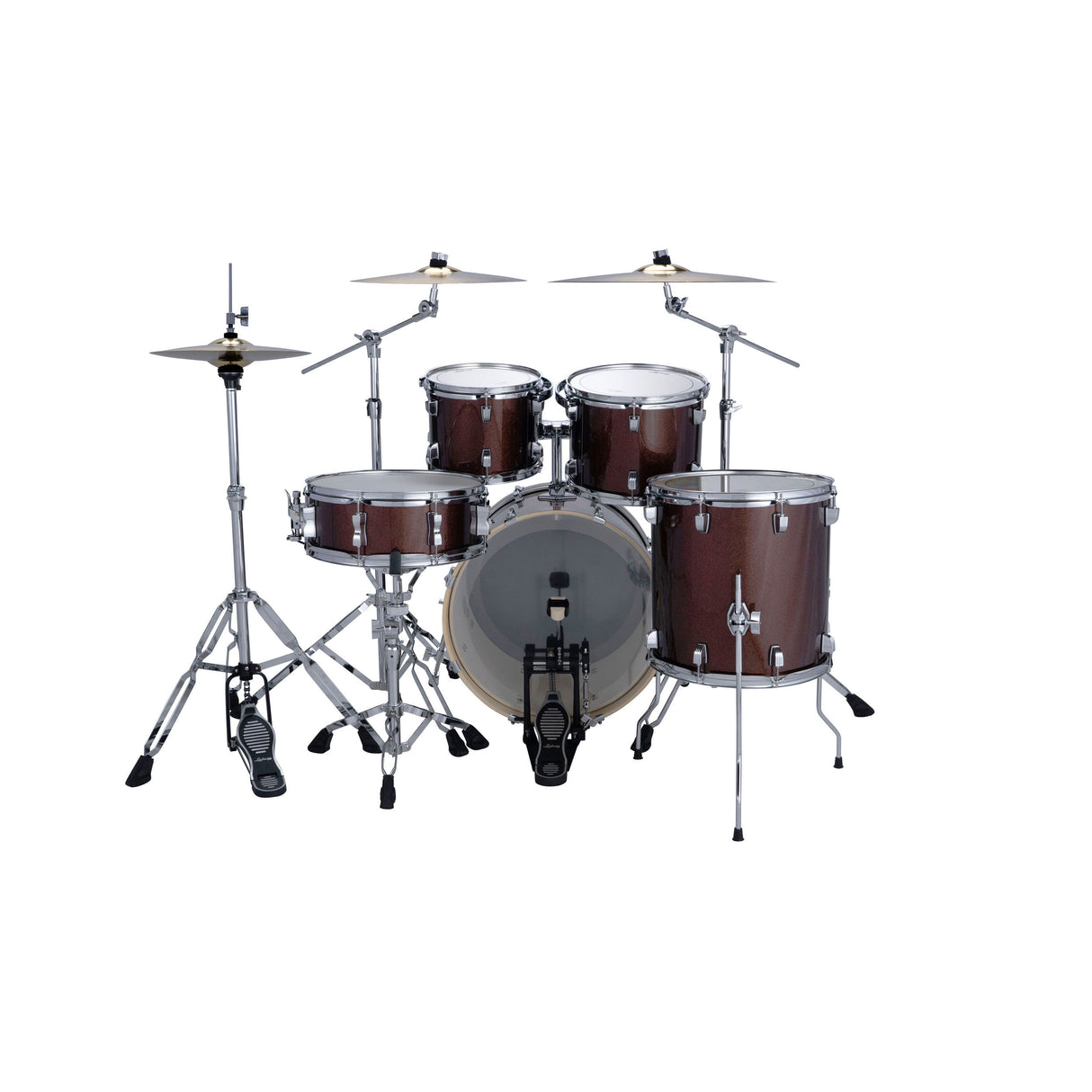 Ludwig Evolution 5-Piece Drum Kit with 20-Inch Kick - Caramel Sparkle