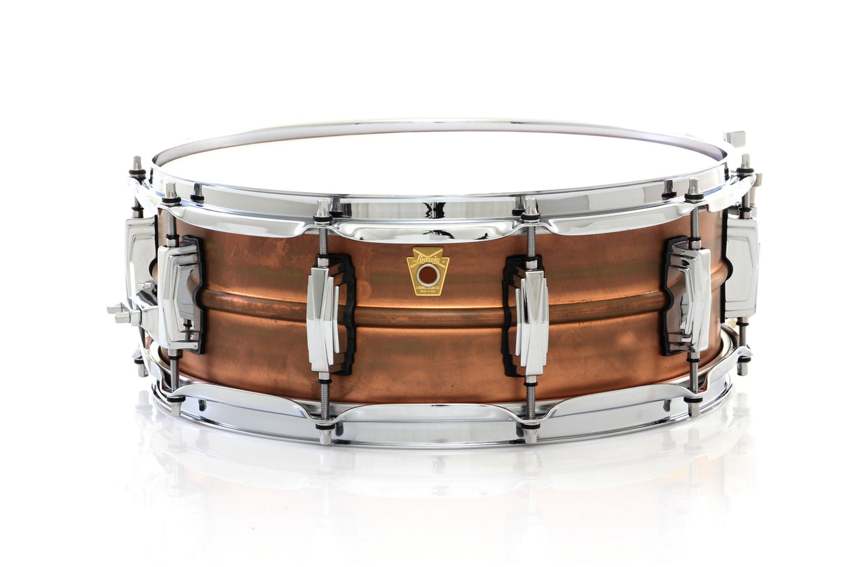 Ludwig 14" x 5" Copper Phonic Snare Drum Smooth Raw Copper Finish