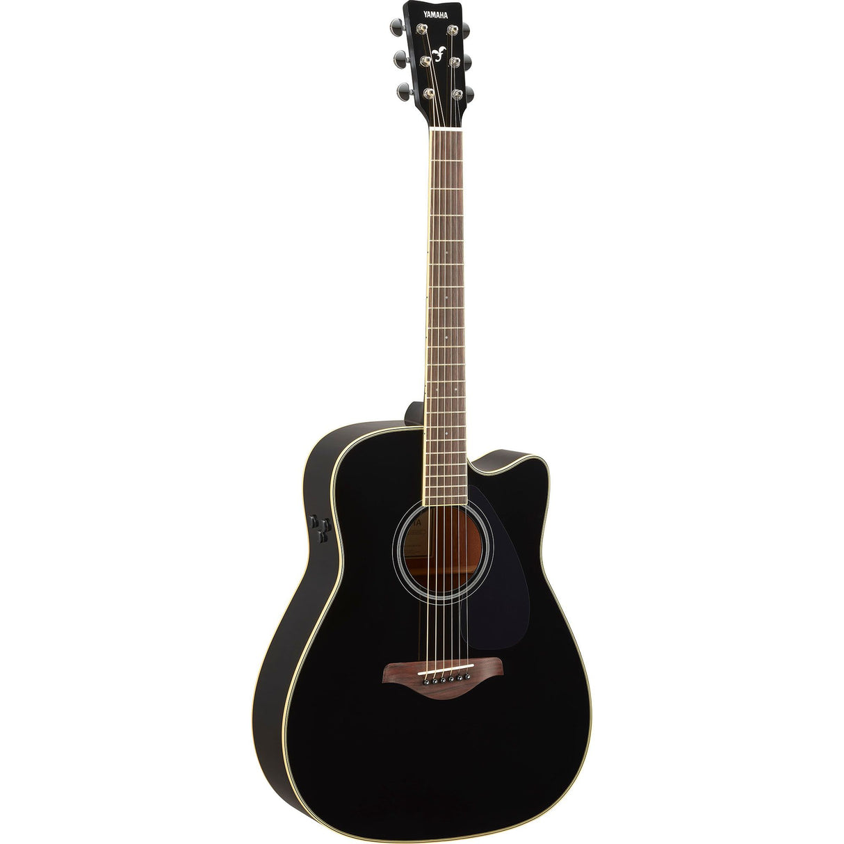 Yamaha FGC-TA Transacousitc Acoustic Electric Guitar - Black