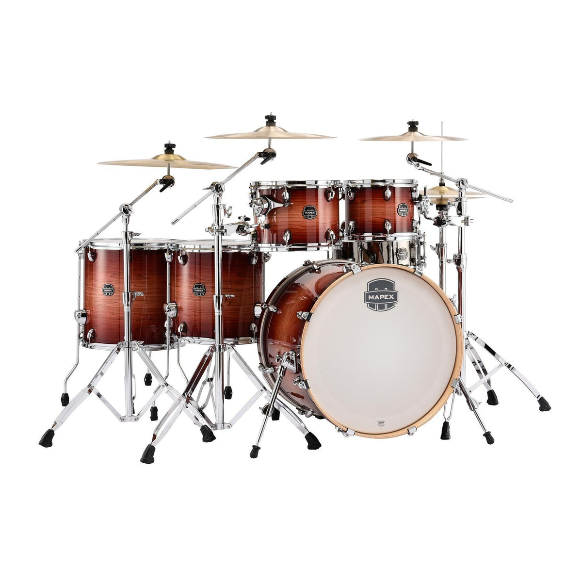 Mapex Armory 6-Piece Studioease Fast Shell Pack - Redwood Burst - New,Redwood Burst