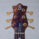 Ken Smith BSR-6WTE White Tiger Electric Bass Guitar - #6WTE708326