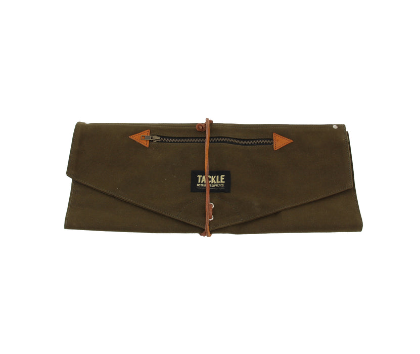 Tackle Waxed Canvas Roll-Up Stick Bag - Forest Green - New,Forest Green
