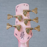 Spector USA Custom NS-5 5-String Electric Bass Guitar - Pinkish Hue - CHUCKSCLUSIVE - #2266