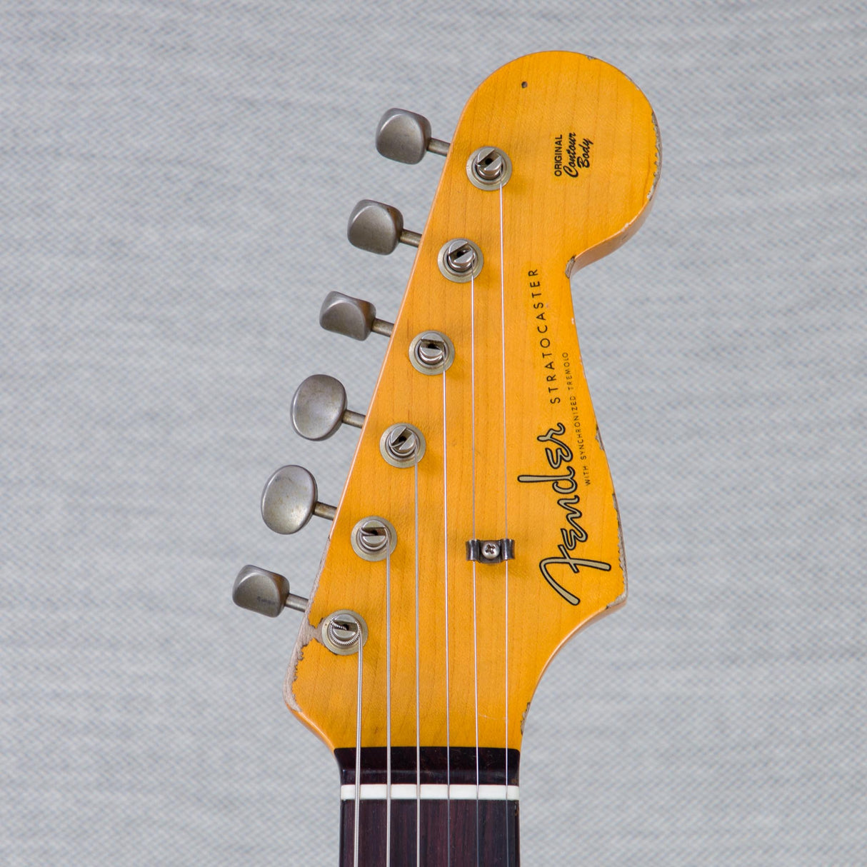 Fender Custom 1961 Stratocaster Electric Guitar Super Heavy Relic - Blue Sparkle over 3-Color Sunburst - #CZ587365