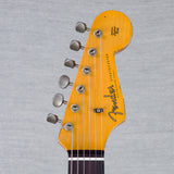 Fender Custom 1961 Stratocaster Electric Guitar Super Heavy Relic - Blue Sparkle over 3-Color Sunburst - #CZ587365