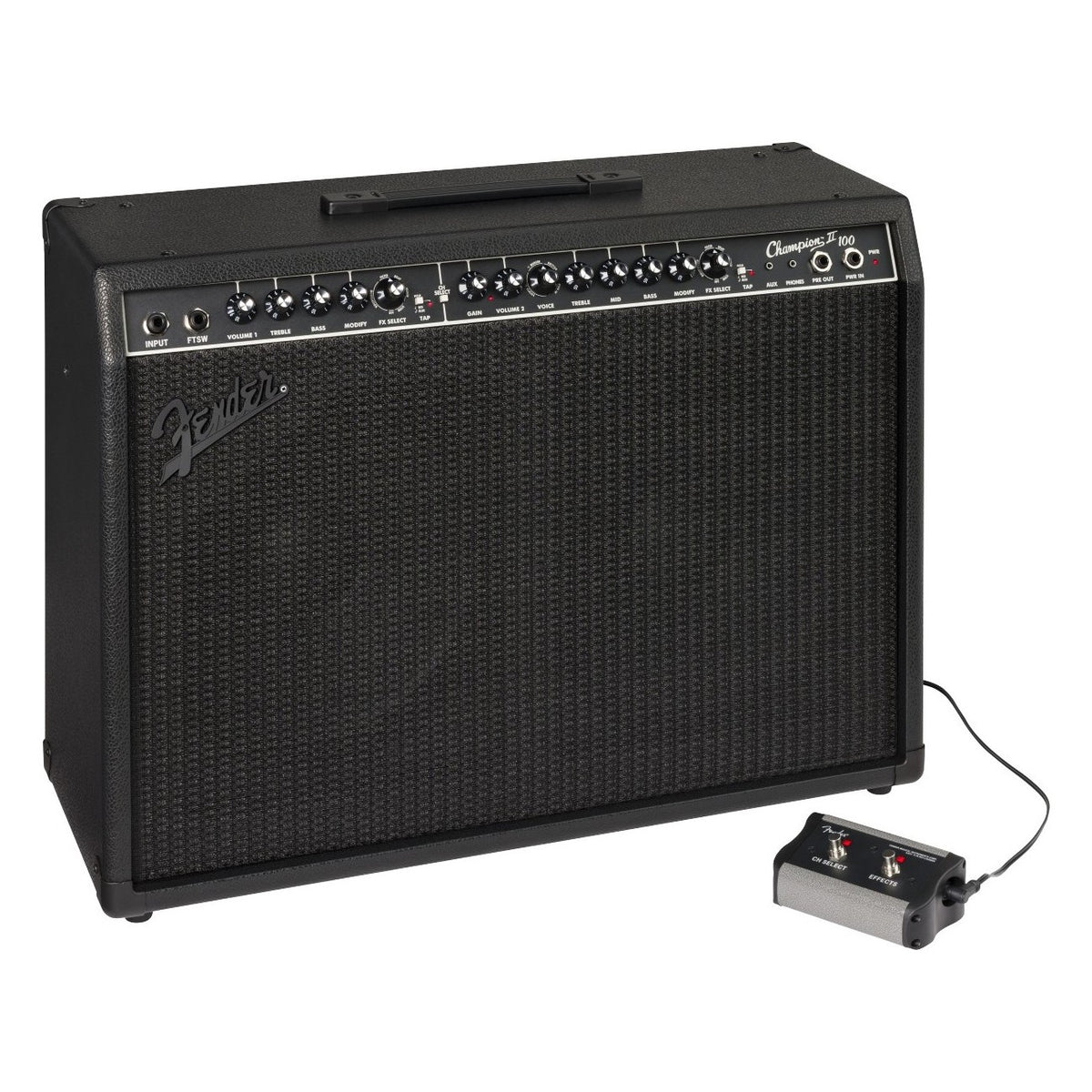Fender Champion II 100 Blackout 100-Watt 2x12-inch Combo Guitar Amplifier