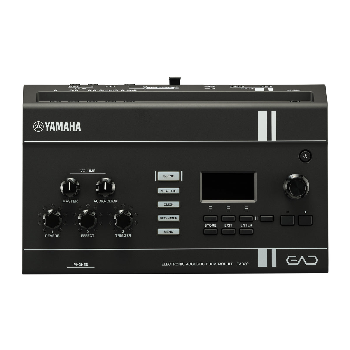 Yamaha EAD20 Electronic Acoustic Drum Module Featuring Advanced Sound Engine with Stereo Condenser Microphone and Trigger Pickup