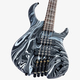 Sire Marcus Miller M6 Headless Bass Guitar - Black Swirl