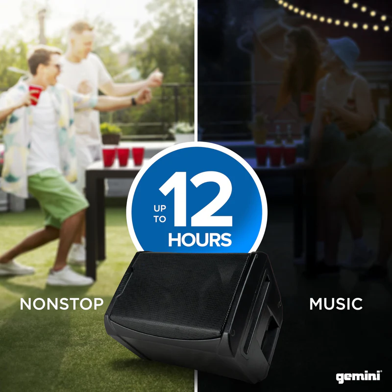 Gemini GPSS-650 Portable Professional PA System