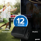 Gemini GPSS-650 Portable Professional PA System