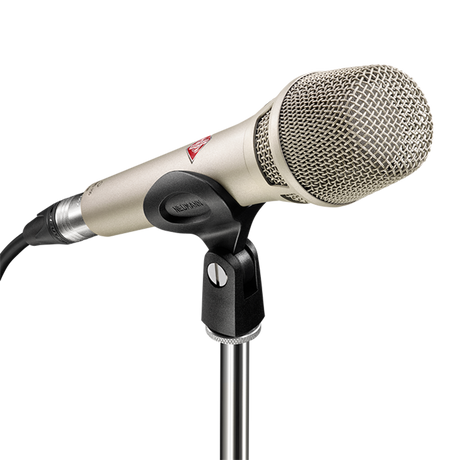 Neumann KMS 105 Supercardioid Condenser Microphone W/ KMS Pouch and SG105 - Nickel