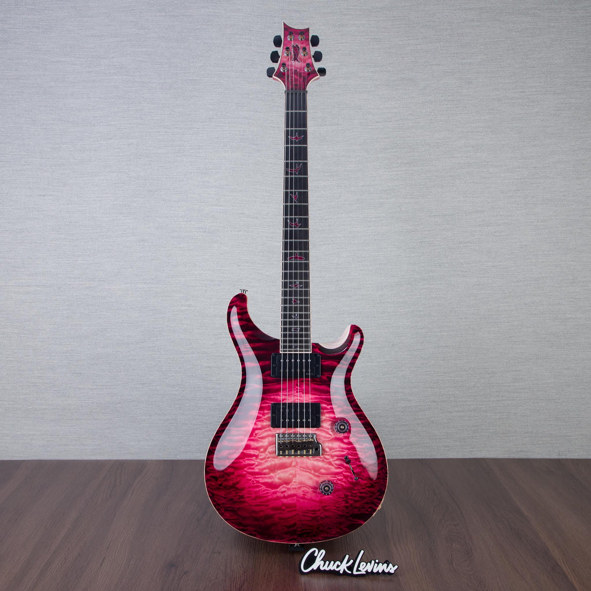 PRS Private Stock Custom 24 Electric Guitar - Red Blood Glow - #0411375