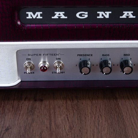 Magnatone Super Fifteen 15-Watt Tube Guitar Amplfier Head - Purple
