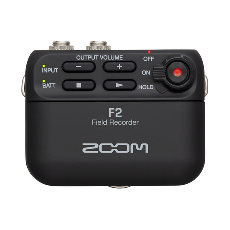 Zoom F2 Field Recorder And Lavalier Mic - Mint, Open Box