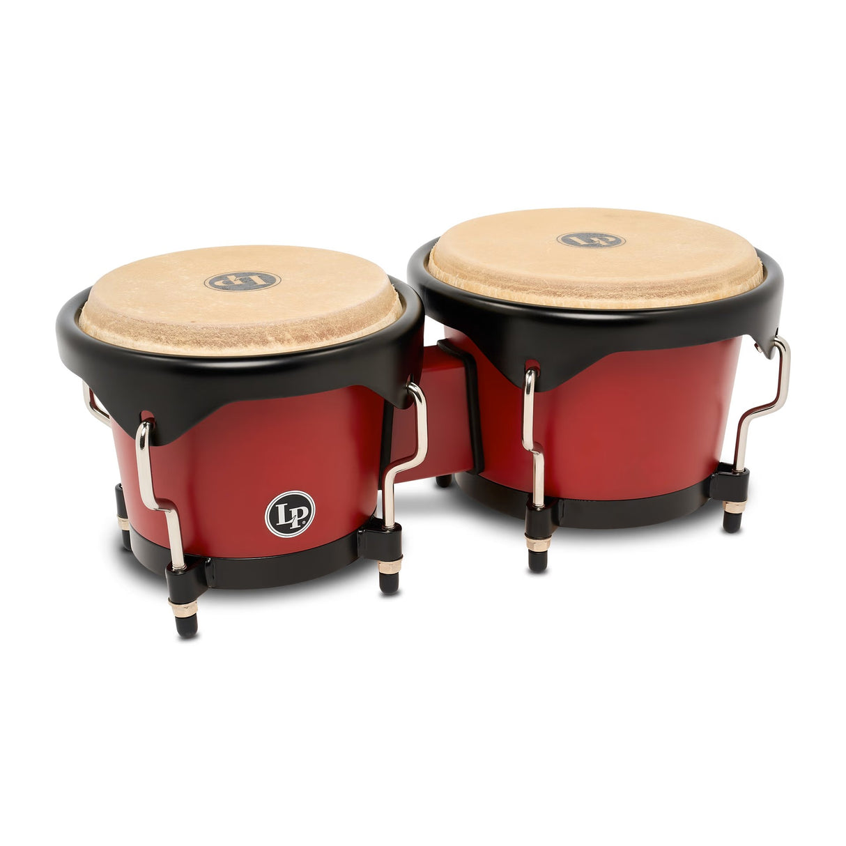 Latin Percussion Discovery II Ultralight Bongos - Red