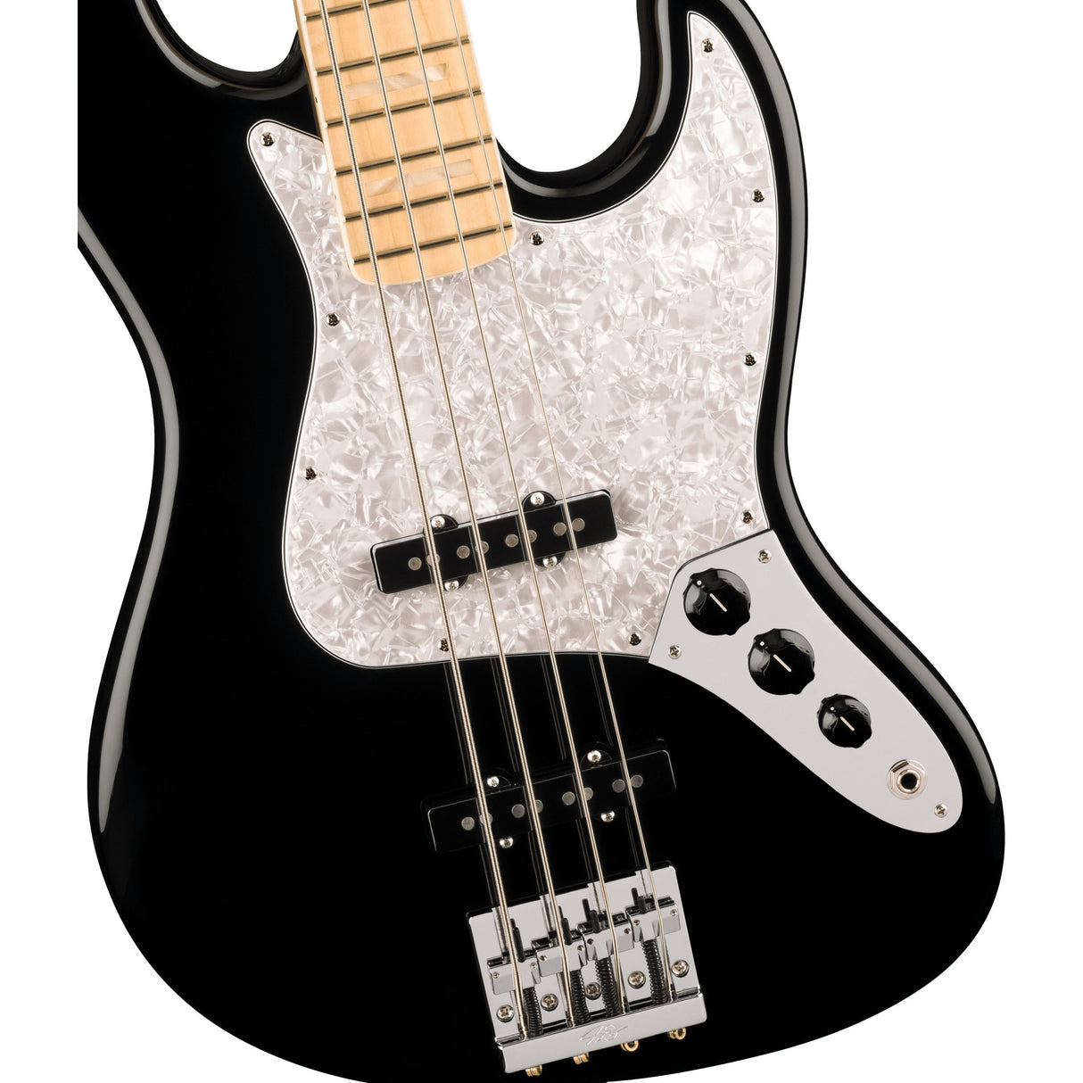 Fender Geddy Lee Jazz Signature Electric Bass Guitar - Black