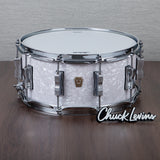 Ludwig Classic Maple 6.5x14-Inch Snare Drum - White Marine