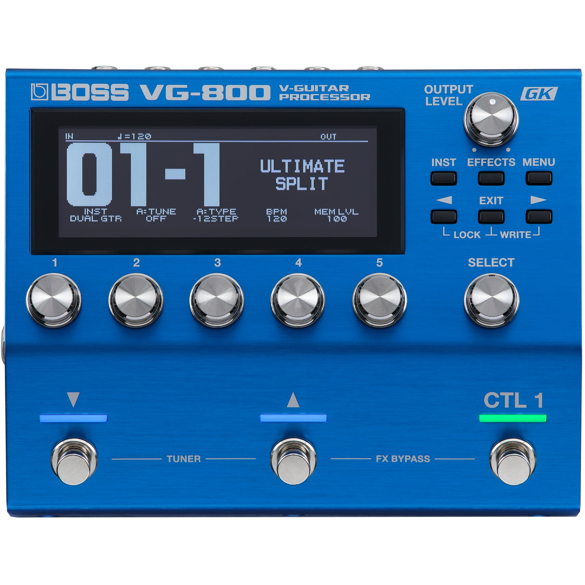BOSS VG-800 V-Guitar Processor Effects Pedal - Mint, Open Box