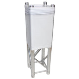 ProX XTC-SQ328TS-W White 3.28-Foot 1M Lycra Cover Scrim Sleeve fits 12-Inch Quad Box Truss Segment