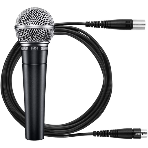 Shure SM58-CN Cardioid Dynamic Vocal Microphone with 3-Pin XLR Cable