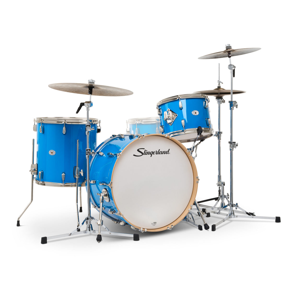 Slingerland 3-Piece Studio King Drum Kit - Lunar Blue