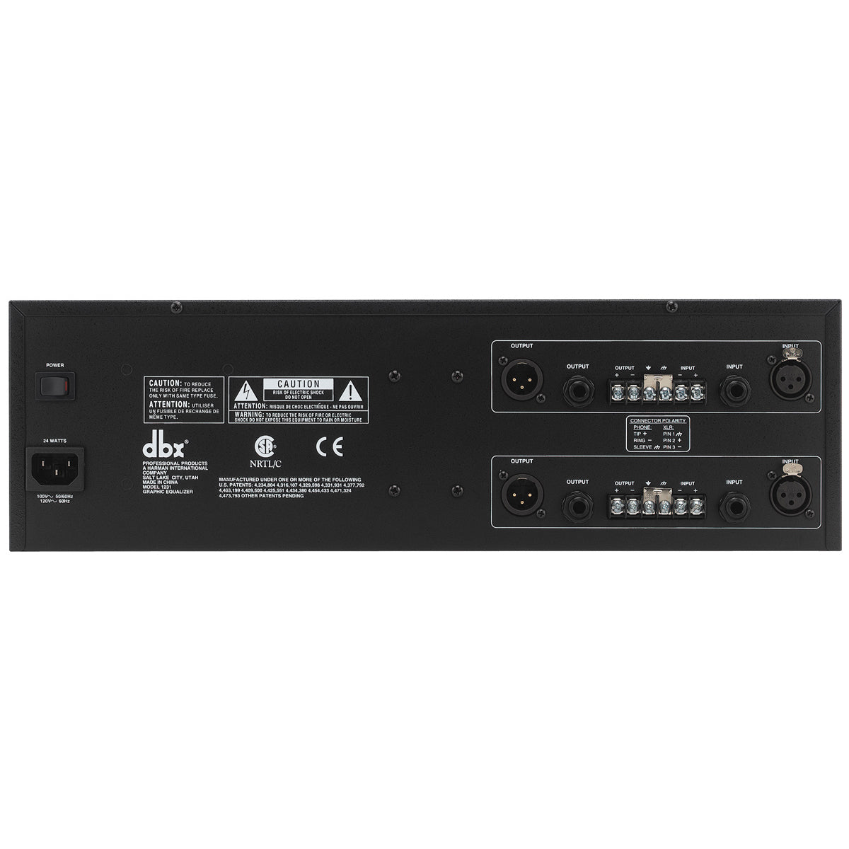 DBX Professional 1231 Dual Channel 31-Band Equalizer