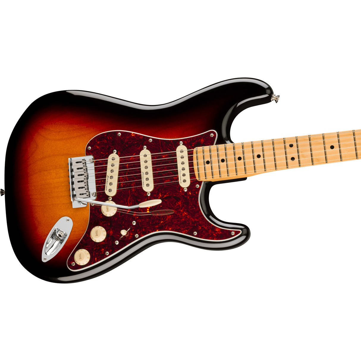 Fender Player II Modified Stratocaster Electric Guitar, Maple Fingerboard - 3 Tone Sunburst