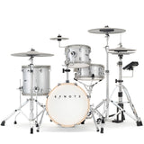 EFNOTE 5 4-Piece Electronic Drum Kit With Cymbal Pads - White Sparkle