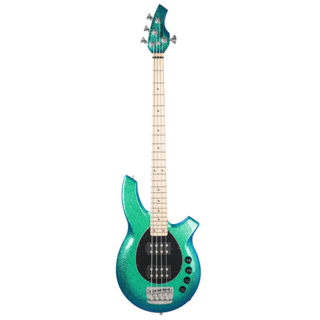 Ernie Ball Music Man Bongo 4 Electric Bass Guitar, Maple Fingerbaord - Mystique