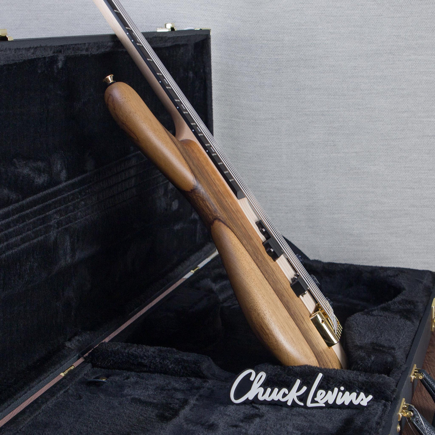 Spector Euro 5 LT Solid Korina Wings 5-String Electric Bass Guitar - Natural Satin - CHUCKSCLUSIVE - #NB23465