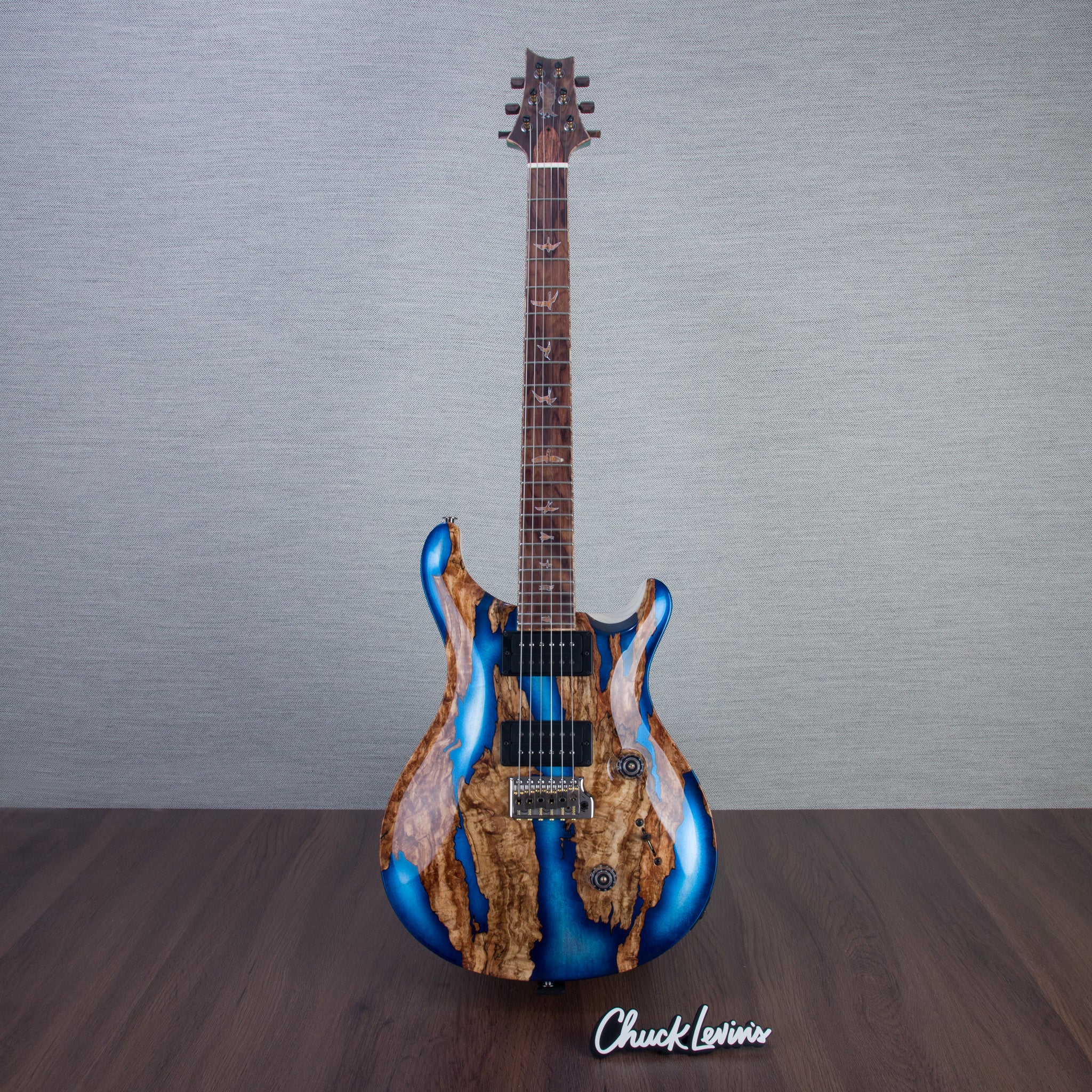 PRS Private Stock Custom 24 Electric Guitar - Sub Zero Blue Foild