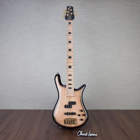 Spector Euro 5 5-String Electric Bass Guitar - Natural Black Burst Gloss - CHUCKSCLUSIVE - #NB22967