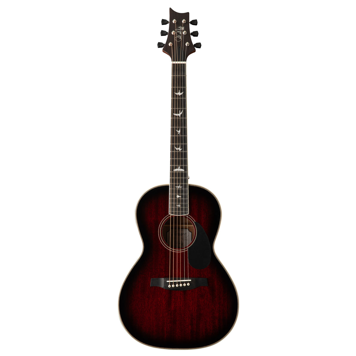 PRS SE P20 Parlor Acoustic Electric Guitar - Fire Red Burst - Preorder